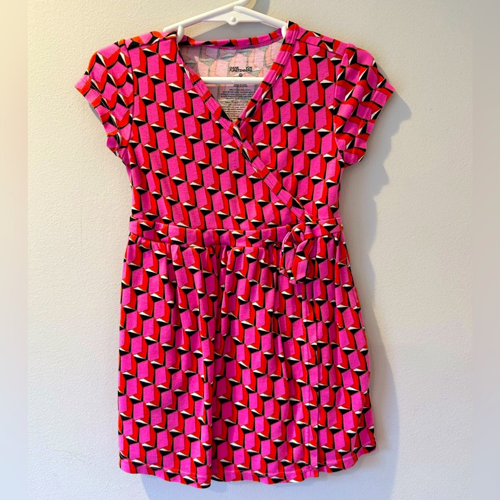 Diane Von Furstenberg for Target - Pink and Black Dress (Size 3T) LIKE NEW